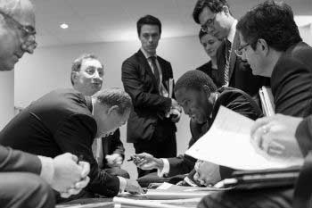 Firma del Acuerdo de París