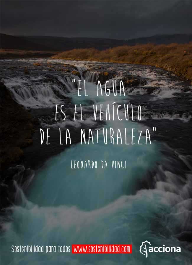 Leonardo Da Vinci y el agua