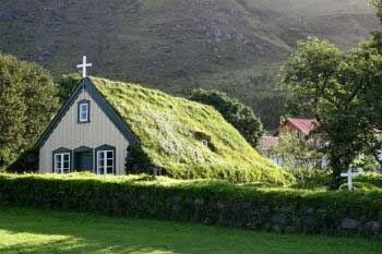 Techos verdes, típicos de los países escandinavos
