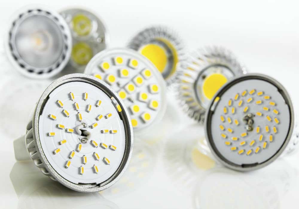 Diferentes bombillas LED